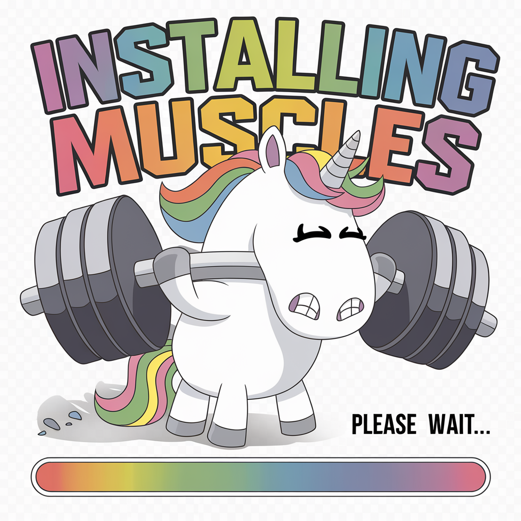 Installing Muscles Tshirt